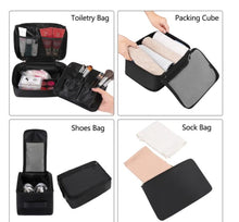Luggage Packing Organizers for Travel Accessories-Jet Black 8 pieces